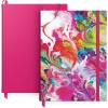 Acrylic Pouring & Dark Pink