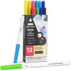 ARTEZA Heat Transfer Fabric Markers, Set of 12, Fade-Resistant Heat Transfer Ink, Colored Fabric Pens for Polyester and Cotton Garments(Multicolor)
