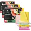 ARTEZA Sticky Notes 3×3 inches, 48 Sticky Pads, Bulk Sticky Note Pads, Assorted Multicolor Self-Adhesive Notes(144 Pack)