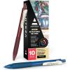 Arteza Colored Gel Pens, Pack of 24, 10 Vintage and 14 Vibrant Colors, Fine 0.7 mm Tip, Retractable, Art Supplies for Journaling, Drawing, Doodling, and Notetaking(1 Count (Pack of 10))