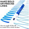 ARTEZA Dry Erase Markers Bulk Pack of 52, 12 Assorted Colors, Low-Odor Ink Whiteboard Pens with Chisel Tip, Office Supplies for Classroom, Home & Teachers(Blue)