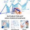 ARTEZA Dry Erase Markers Bulk Pack of 52, 12 Assorted Colors, Low-Odor Ink Whiteboard Pens with Chisel Tip, Office Supplies for Classroom, Home & Teachers(Blue)