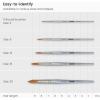 ARTEZA Paint Brush Set, 72 Brushes with Foam, Flat & Detail Tips, Mixed Handles, Art Brushes for Watercolor, Acrylic on Canvas, Paper or Wood(Watercolor Brushes Set A)