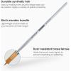 ARTEZA Paint Brush Set, 72 Brushes with Foam, Flat & Detail Tips, Mixed Handles, Art Brushes for Watercolor, Acrylic on Canvas, Paper or Wood(Watercolor Brushes Set A)