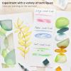 ARTEZA Water Brush Pen, Set of 4, Assorted Soft Nylon Bristle Tips, Self-Moistening Water Brush, Refillable Water Pen(Set of 4)