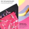 Arteza Gouache Paint, 12 Colors, Neon Tones, 0.4 US fl oz Tubes, Opaque Water-Based Paint for Canvas and Paper, Art Supplies for Professionals, Students
