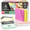 ARTEZA Sticky Notes, 3×3 Inches, 24 Pads, Bulk Pack of Assorted Multicolor Self-Adhesive Notes for Office, School & Home(Pastel Colors)