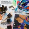 ARTEZA Foam Paint Brushes, Set of 50, Includes 25 x 1 Inch & 25 x 2 Inch Sponge Brushes