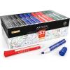 ARTEZA Dry Erase Markers, 52-Pack, Chisel Tip, 4 Assorted Colors, Low-Odor Ink for Whiteboards, Classroom, Office, or Home Use(1 Count (Pack of 52))