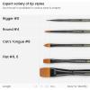 Arteza Gouache Paint Kit, 21 Pieces Art Set, 12 Gouache Art Paint Tubes, 5 Acrylic Brushes, Paper Pad, Plastic Palette, and Wooden Storage Case, Art Supplies for Professional Artists and Hobbyists(Gouache)