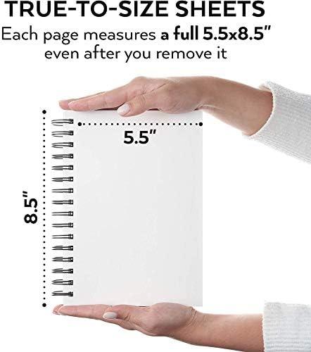 imageARTEZA Sketch Book 1 Pack 100 Sheets Each and Arteza White Charcoal Pencils Pack of 12 Smooth MediumHard Sketching Crayons Art Supplies for Drawing and Highlighting