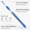 ARTEZA Oil Based Paint Markers, 20-Pack, 18 Unique Colors, 1.3 mm Line, Small Barrel, Permanent Pens, Art Supplies for Stone, Wood, Glass, Canvas