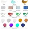 Arteza Acrylic Pouring Paint Kit, 36 Pieces, Bright and Iridescent Pouring Paint, Pearlized Paint, 3D Fabric Paint, Chunky Glitter, Wood Slices, Canvases, and Foam Brushes, Art Supplies for Painters(Pouring)