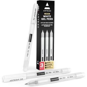 ARTEZA Gel Pens Ink Refills 60-Individual-Color-Bundle Acid-Free (0.8-1.0 mm Tips, Set of 60)(Set of 3)
