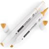 Arteza EverBlend Art Markers Fluorescent Coral A302 (Set of 4), Alcohol Based Sketch Markers with Dual Tips (Fine and Broad Chisel) for Painting, Coloring, Sketching and Drawing(Apricot A2497 (Set of 4))