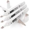 Arteza EverBlend Art Markers Fluorescent Coral A302 (Set of 4), Alcohol Based Sketch Markers with Dual Tips (Fine and Broad Chisel) for Painting, Coloring, Sketching and Drawing(Pearl A751 (Set of 4))