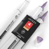 Arteza EverBlend Art Markers Fluorescent Coral A302 (Set of 4), Alcohol Based Sketch Markers with Dual Tips (Fine and Broad Chisel) for Painting, Coloring, Sketching and Drawing(Vintage Grape A2495 (Set of 4))