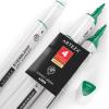 Arteza EverBlend Art Markers Fluorescent Coral A302 (Set of 4), Alcohol Based Sketch Markers with Dual Tips (Fine and Broad Chisel) for Painting, Coloring, Sketching and Drawing(Jungle Green A2553 (Set of 4))