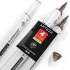 Arteza EverBlend Art Markers Fluorescent Coral A302 (Set of 4), Alcohol Based Sketch Markers with Dual Tips (Fine and Broad Chisel) for Painting, Coloring, Sketching and Drawing(Mocha Brown A630)