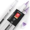 Arteza EverBlend Art Markers Fluorescent Coral A302 (Set of 4), Alcohol Based Sketch Markers with Dual Tips (Fine and Broad Chisel) for Painting, Coloring, Sketching and Drawing(Lilac A884 (Set of 4))