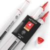 Arteza EverBlend Art Markers Fluorescent Coral A302 (Set of 4), Alcohol Based Sketch Markers with Dual Tips (Fine and Broad Chisel) for Painting, Coloring, Sketching and Drawing(Rose Red A410 (Set of 4))