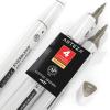 Arteza EverBlend Art Markers Fluorescent Coral A302 (Set of 4), Alcohol Based Sketch Markers with Dual Tips (Fine and Broad Chisel) for Painting, Coloring, Sketching and Drawing(Coffee Brown A627)