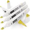 Arteza EverBlend Art Markers Fluorescent Coral A302 (Set of 4), Alcohol Based Sketch Markers with Dual Tips (Fine and Broad Chisel) for Painting, Coloring, Sketching and Drawing(Tuscan Sun A949 (Set of 4))