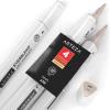 Arteza EverBlend Art Markers Fluorescent Coral A302 (Set of 4), Alcohol Based Sketch Markers with Dual Tips (Fine and Broad Chisel) for Painting, Coloring, Sketching and Drawing(Pearl A751 (Set of 4))