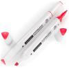 Arteza EverBlend Art Markers Fluorescent Coral A302 (Set of 4), Alcohol Based Sketch Markers with Dual Tips (Fine and Broad Chisel) for Painting, Coloring, Sketching and Drawing(Red A412 (Set of 4))