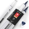 Arteza EverBlend Art Markers Fluorescent Coral A302 (Set of 4), Alcohol Based Sketch Markers with Dual Tips (Fine and Broad Chisel) for Painting, Coloring, Sketching and Drawing(Dull Teal A259 (Set of 4))
