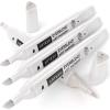 Arteza EverBlend Art Markers Fluorescent Coral A302 (Set of 4), Alcohol Based Sketch Markers with Dual Tips (Fine and Broad Chisel) for Painting, Coloring, Sketching and Drawing(Clear Blender A0 (Set of 4))