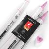 Arteza EverBlend Art Markers Fluorescent Coral A302 (Set of 4), Alcohol Based Sketch Markers with Dual Tips (Fine and Broad Chisel) for Painting, Coloring, Sketching and Drawing(Bubble Bath Pink A4817 (Set of 4))