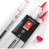 Arteza EverBlend Art Markers Fluorescent Coral A302 (Set of 4), Alcohol Based Sketch Markers with Dual Tips (Fine and Broad Chisel) for Painting, Coloring, Sketching and Drawing(Red A412 (Set of 4))