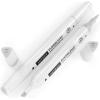 Arteza EverBlend Art Markers Fluorescent Coral A302 (Set of 4), Alcohol Based Sketch Markers with Dual Tips (Fine and Broad Chisel) for Painting, Coloring, Sketching and Drawing(Sea Salt Gray A640)