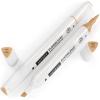 Arteza EverBlend Art Markers Fluorescent Coral A302 (Set of 4), Alcohol Based Sketch Markers with Dual Tips (Fine and Broad Chisel) for Painting, Coloring, Sketching and Drawing(Pale Orange A610)