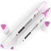 Arteza EverBlend Art Markers Fluorescent Coral A302 (Set of 4), Alcohol Based Sketch Markers with Dual Tips (Fine and Broad Chisel) for Painting, Coloring, Sketching and Drawing(Blush Pink A4889 (Set of 4))