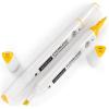 Arteza EverBlend Art Markers Fluorescent Coral A302 (Set of 4), Alcohol Based Sketch Markers with Dual Tips (Fine and Broad Chisel) for Painting, Coloring, Sketching and Drawing(Honey Yellow A934 (Set of 4))