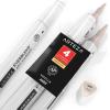 Arteza EverBlend Art Markers Fluorescent Coral A302 (Set of 4), Alcohol Based Sketch Markers with Dual Tips (Fine and Broad Chisel) for Painting, Coloring, Sketching and Drawing(Vanilla A602)