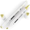 Arteza EverBlend Art Markers Fluorescent Coral A302 (Set of 4), Alcohol Based Sketch Markers with Dual Tips (Fine and Broad Chisel) for Painting, Coloring, Sketching and Drawing(Sapphire Yellow A945 (Set of 4))