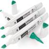 Arteza EverBlend Art Markers Fluorescent Coral A302 (Set of 4), Alcohol Based Sketch Markers with Dual Tips (Fine and Broad Chisel) for Painting, Coloring, Sketching and Drawing(Cactus Green A556 (Set of 4))