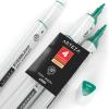 Arteza EverBlend Art Markers Fluorescent Coral A302 (Set of 4), Alcohol Based Sketch Markers with Dual Tips (Fine and Broad Chisel) for Painting, Coloring, Sketching and Drawing(Fern Green A2551 (Set of 4))