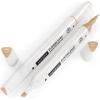 Arteza EverBlend Art Markers Fluorescent Coral A302 (Set of 4), Alcohol Based Sketch Markers with Dual Tips (Fine and Broad Chisel) for Painting, Coloring, Sketching and Drawing(Butterscotch Orange A608)