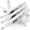 Arteza EverBlend Art Markers Fluorescent Coral A302 (Set of 4), Alcohol Based Sketch Markers with Dual Tips (Fine and Broad Chisel) for Painting, Coloring, Sketching and Drawing(Clear Water A1505 (Set of 4))