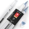 Arteza EverBlend Art Markers Fluorescent Coral A302 (Set of 4), Alcohol Based Sketch Markers with Dual Tips (Fine and Broad Chisel) for Painting, Coloring, Sketching and Drawing(Ocean Blue A255 (Set of 4))