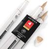 Arteza EverBlend Art Markers Fluorescent Coral A302 (Set of 4), Alcohol Based Sketch Markers with Dual Tips (Fine and Broad Chisel) for Painting, Coloring, Sketching and Drawing(Butterscotch Orange A608)