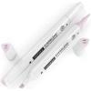 Arteza EverBlend Art Markers Fluorescent Coral A302 (Set of 4), Alcohol Based Sketch Markers with Dual Tips (Fine and Broad Chisel) for Painting, Coloring, Sketching and Drawing(Quartz White A601)