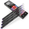 Arteza Real Brush Pens, A152 Acid Green, Pack of 4, Watercolor Pens with Nylon Brush Tips, Art Supplies for Dry-Brush Painting, Sketching, Coloring & Calligraphy(A192 Thistle Purple)