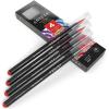 Arteza Real Brush Pens, A152 Acid Green, Pack of 4, Watercolor Pens with Nylon Brush Tips, Art Supplies for Dry-Brush Painting, Sketching, Coloring & Calligraphy(A140 Cadmium Orange)