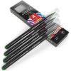 Arteza Real Brush Pens, A152 Acid Green, Pack of 4, Watercolor Pens with Nylon Brush Tips, Art Supplies for Dry-Brush Painting, Sketching, Coloring & Calligraphy(A179 Green)