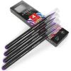 Arteza Real Brush Pens, A152 Acid Green, Pack of 4, Watercolor Pens with Nylon Brush Tips, Art Supplies for Dry-Brush Painting, Sketching, Coloring & Calligraphy(A125 Orchid Purple)